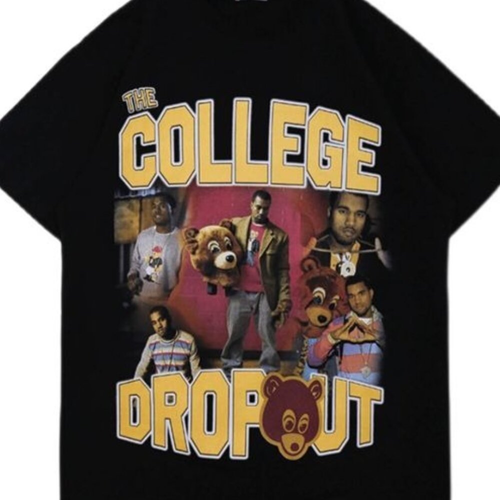 College Dropout Vintage Style Graphic T-shirt, Kanye Tshirt